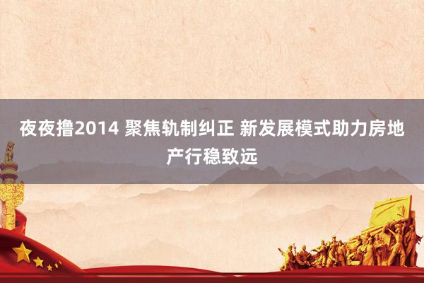 夜夜撸2014 聚焦轨制纠正 新发展模式助力房地产行稳致远