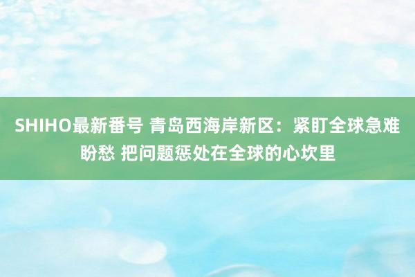 SHIHO最新番号 青岛西海岸新区：紧盯全球急难盼愁 把问题惩处在全球的心坎里