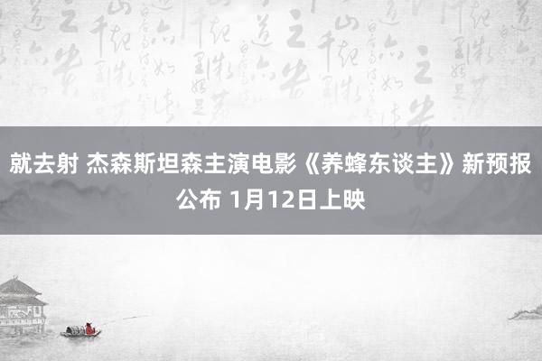 就去射 杰森斯坦森主演电影《养蜂东谈主》新预报公布 1月12日上映